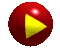 Boule rouge qui tourne vers la droite avec une flèche jaune